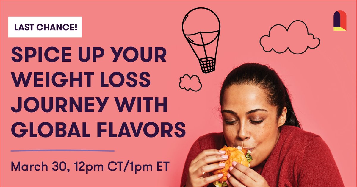 wondrhealth's tweet photo. WEBINAR TODAY: HR leaders - looking for employee wellness resources? Tune into today's webinar Spice Up Your Weight Loss Journey with Global Flavors Webinar for simple ways to bring flavor into budget-friendly, healthy recipes at 12 pm CT: https://t.co/yILcD3y1tF https://t.co/SDCcrtMV3y