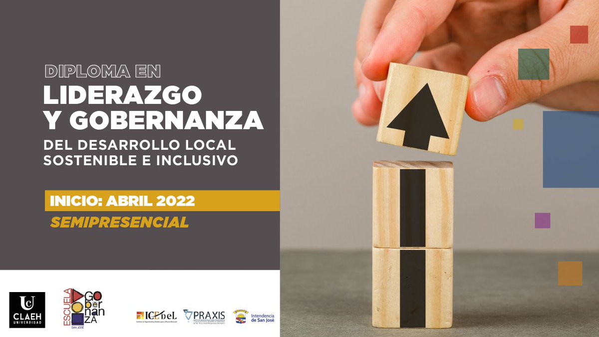DL_Claeh's tweet photo. ¡Atención SAN JOSÉ! Nuevo inicio :: Diploma Liderazgo y gobernanza del desarrollo local inclusivo y sostenible, a cargo de @UClaeh y #EscueladeGobernanzaSanJosé @sanjosegobierno en alianza con #Praxis-UTN. Más info e inscripciones: https://t.co/VCLpfVMkhh https://t.co/LhEZgZBtXf