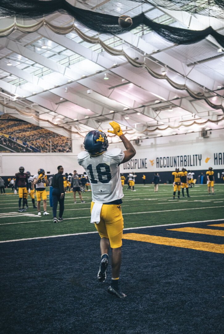 JarelWilliams8's tweet photo. Day 4 of 15...1st time full pads..locked in @WVUfootball #outworkeveryone #outworkyesterday https://t.co/h9VXCOQNlX