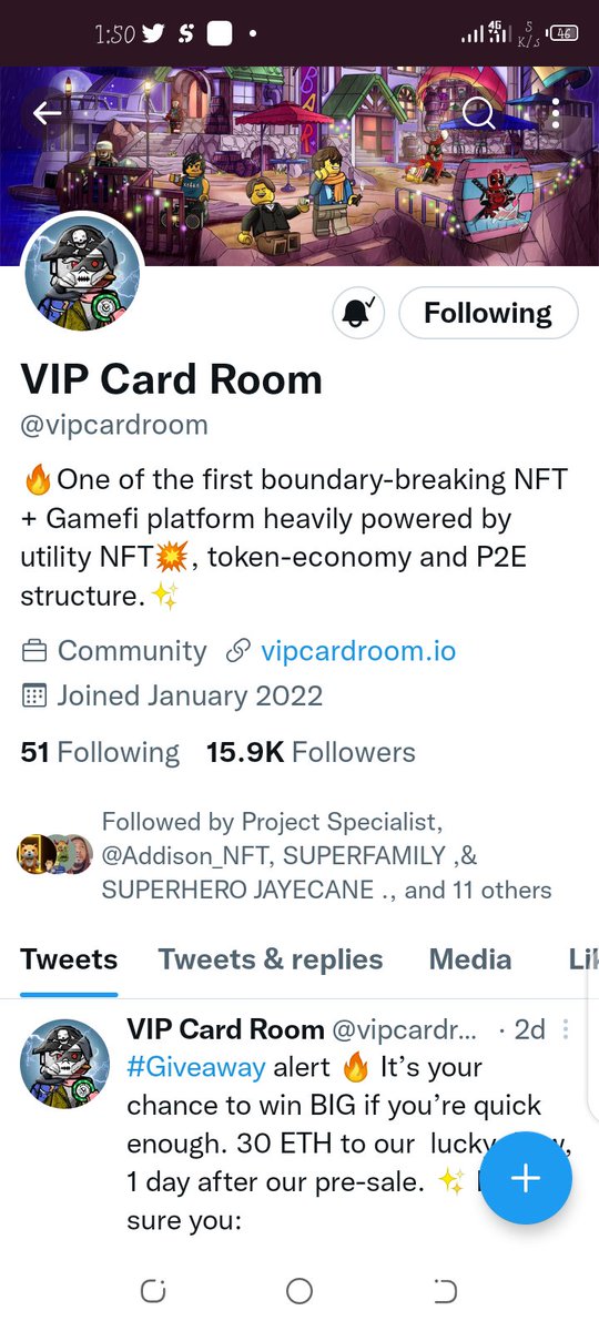 Eddie50050256's tweet photo. @vipcardroom Always supporting..
#Presale #OGonly #NFTs #OpenSEA #VIPCardRoom https://t.co/ETCh5rmFY1