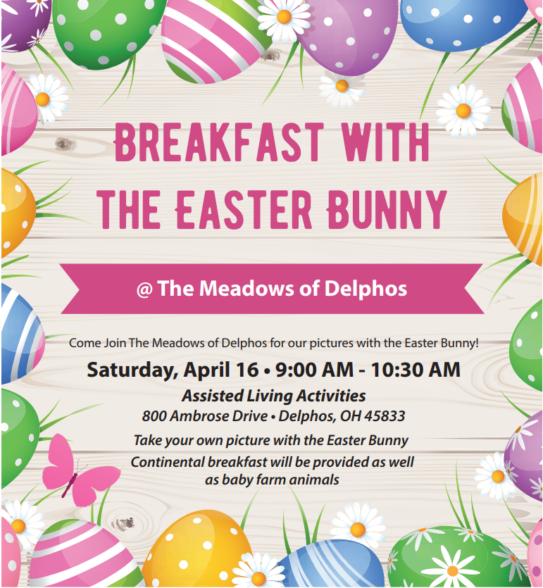 BREAKFAST WITH THE EASTER BUNNY!