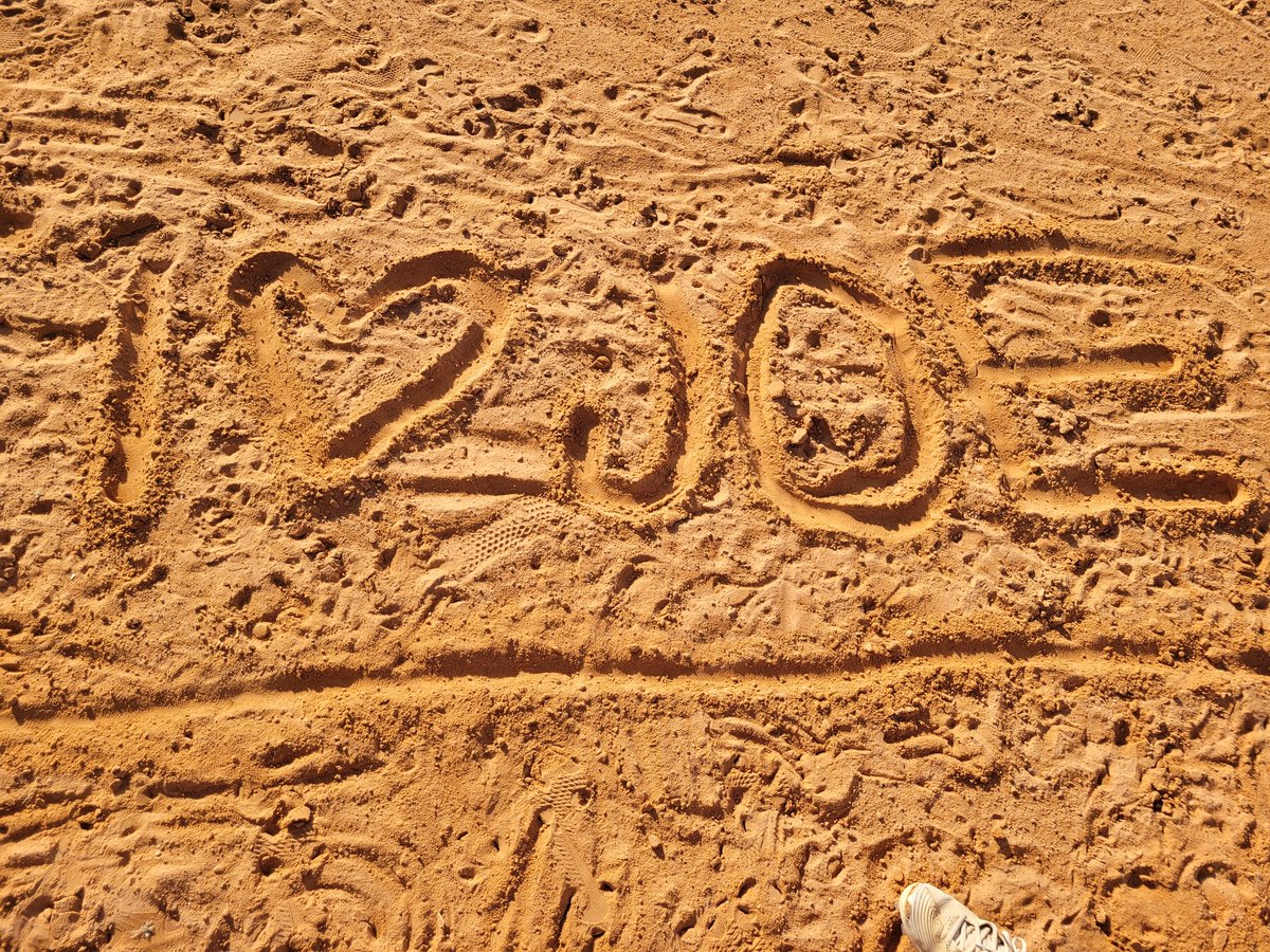 Found this on the field before morning practice.  The little things make being a coach fun.  Made my day today! Thanks <a href="/HansenTarin/">Tarin Hansen</a> <a href="/KreyeFaith/">faith kreye</a> #greatteammates #becausesoftball