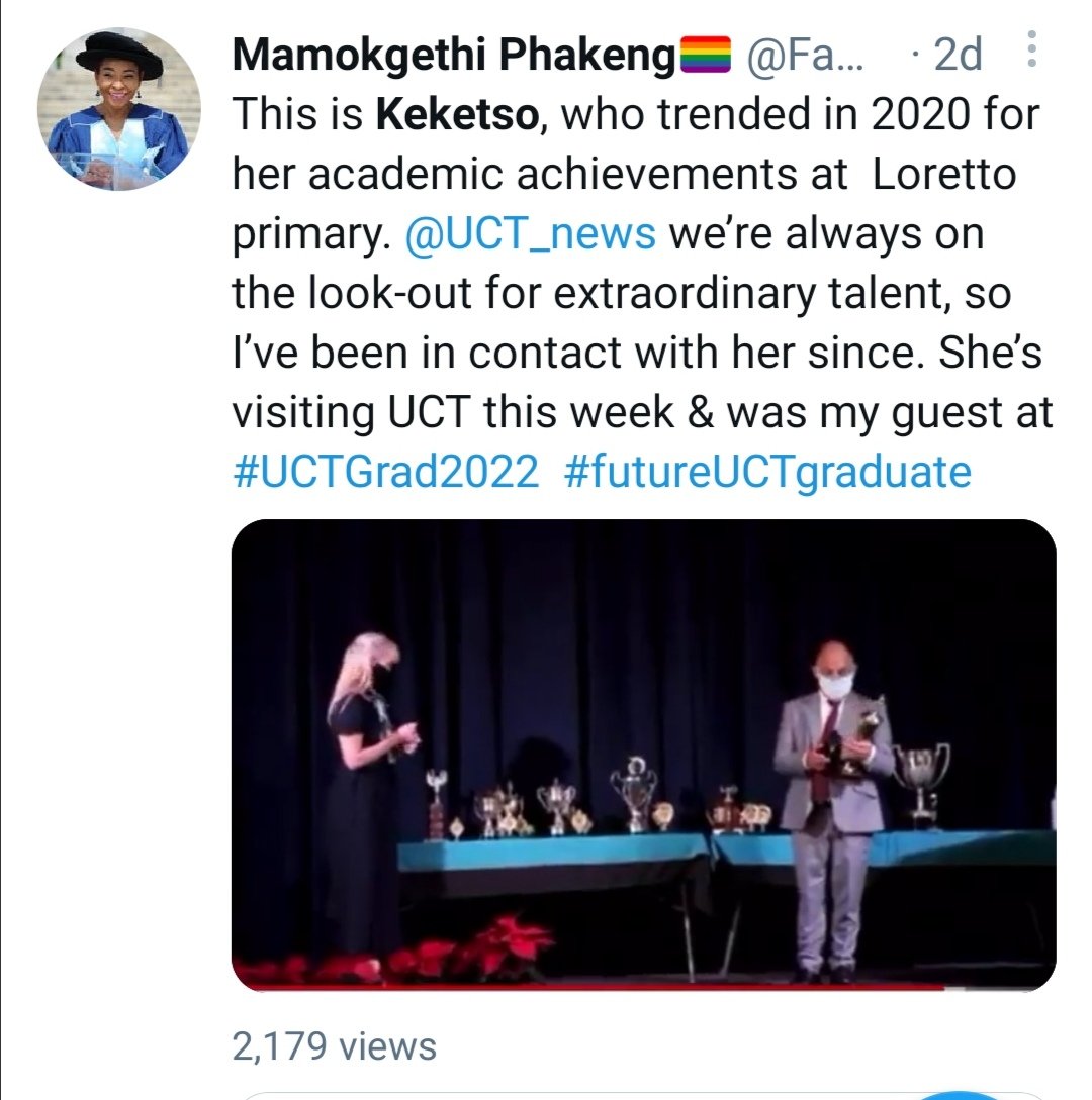 HouseofIndiza's tweet photo. @FabAcademic @UCT_news Keketso. Holding my breath 🥰 https://t.co/pPjdKtl4Pg