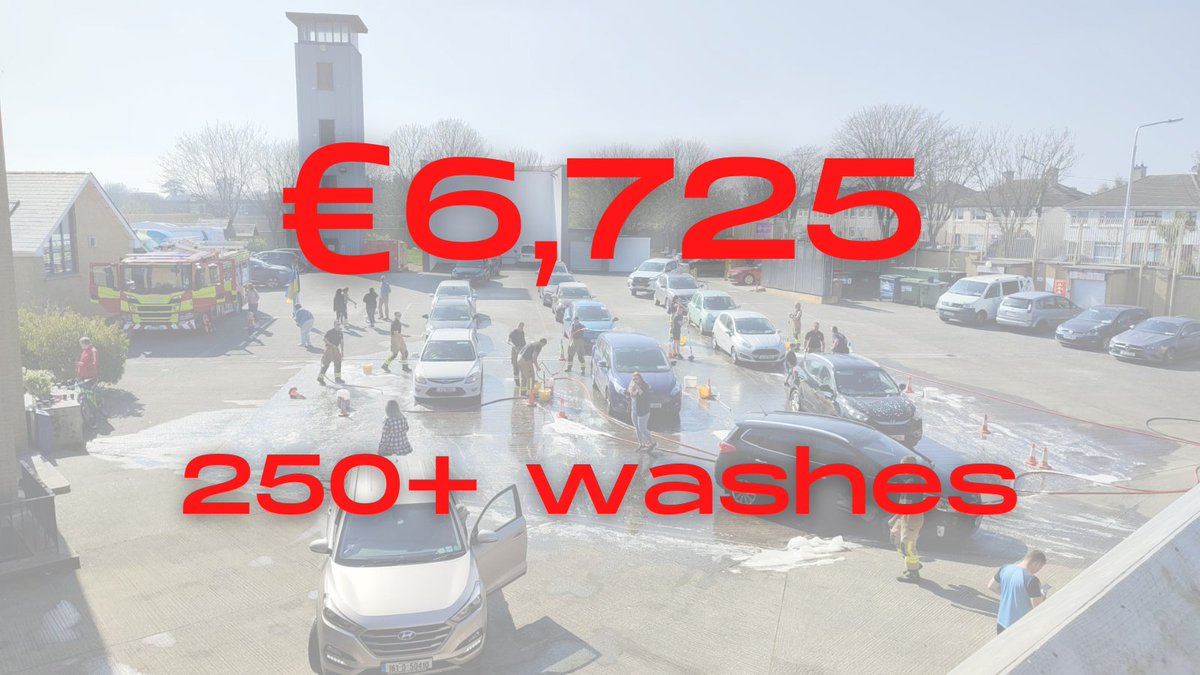 DubFireBrigade's tweet photo. Thank you to everybody who came along to the car wash in Kilbarrack Fire Station on Sunday.

Over 250 cars and motorbikes turned up, hundreds of litres of coffee were served and a whopping €6,725 was raised for the Ukraine Crisis Appeal.

🇺🇦🚙🏍🚒💦 https://t.co/CHZQOKueBS
