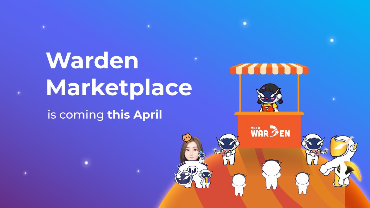 WardenSwap's tweet photo. Warden Marketplace will be live this April

And something big is coming this Q2! 🚨

#WardenSwap https://t.co/4TpWuPQsRe