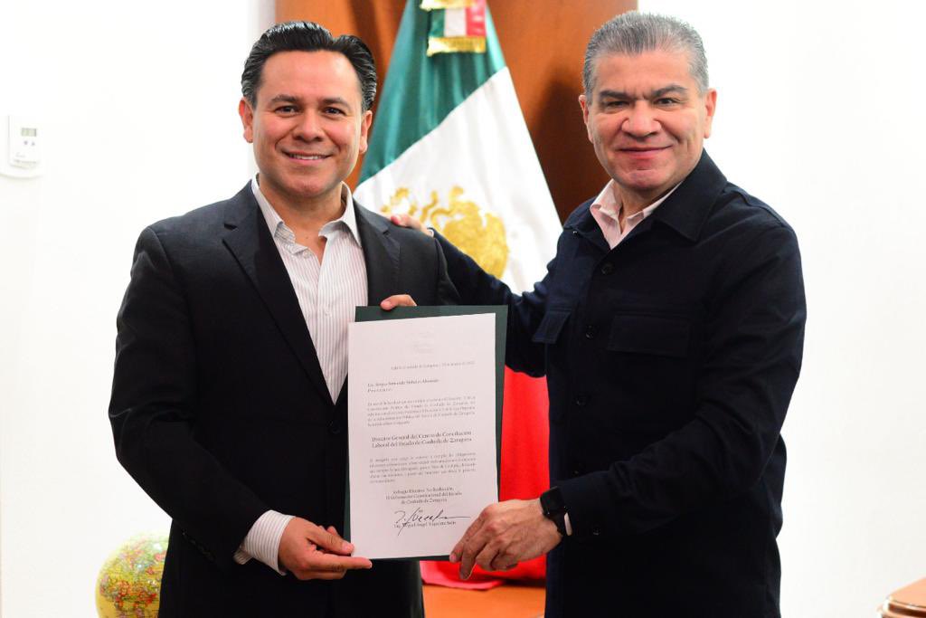 He nombrado al Lic. Sergio Armando Sisbeles Alvarado como Director General del Centro de Conciliación Laboral del Estado de #Coahuila de Zaragoza.