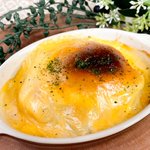 新玉の甘みがたまらない!「とろ～りチーズグラタン風」