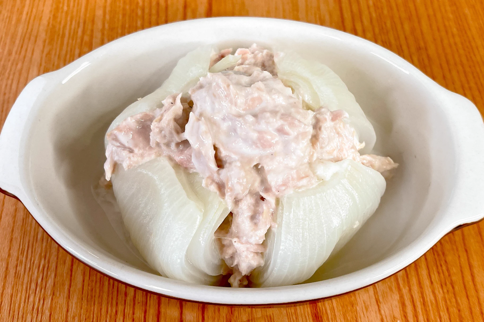 新玉の甘みがたまらない！「とろ～りチーズグラタン風」
