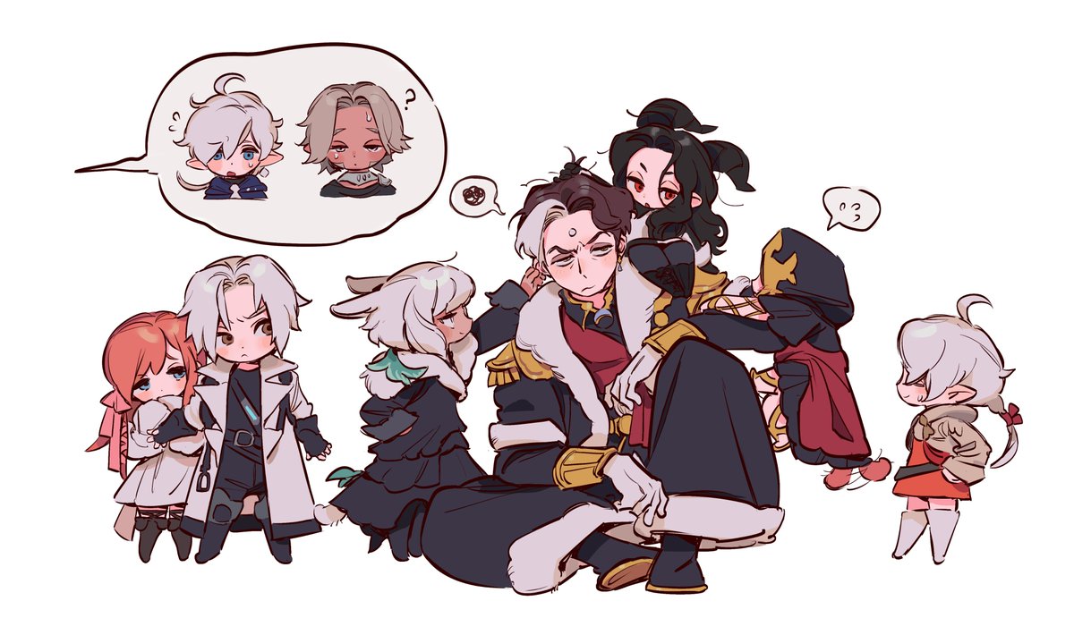 strange82man's tweet photo. #FFXIV 에메트셀크랑 칠흑 동료들.. https://t.co/RpftJQPw98