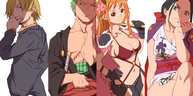 ワンピと今期アニメとナルトボルト #今月描いた絵を晒そう 