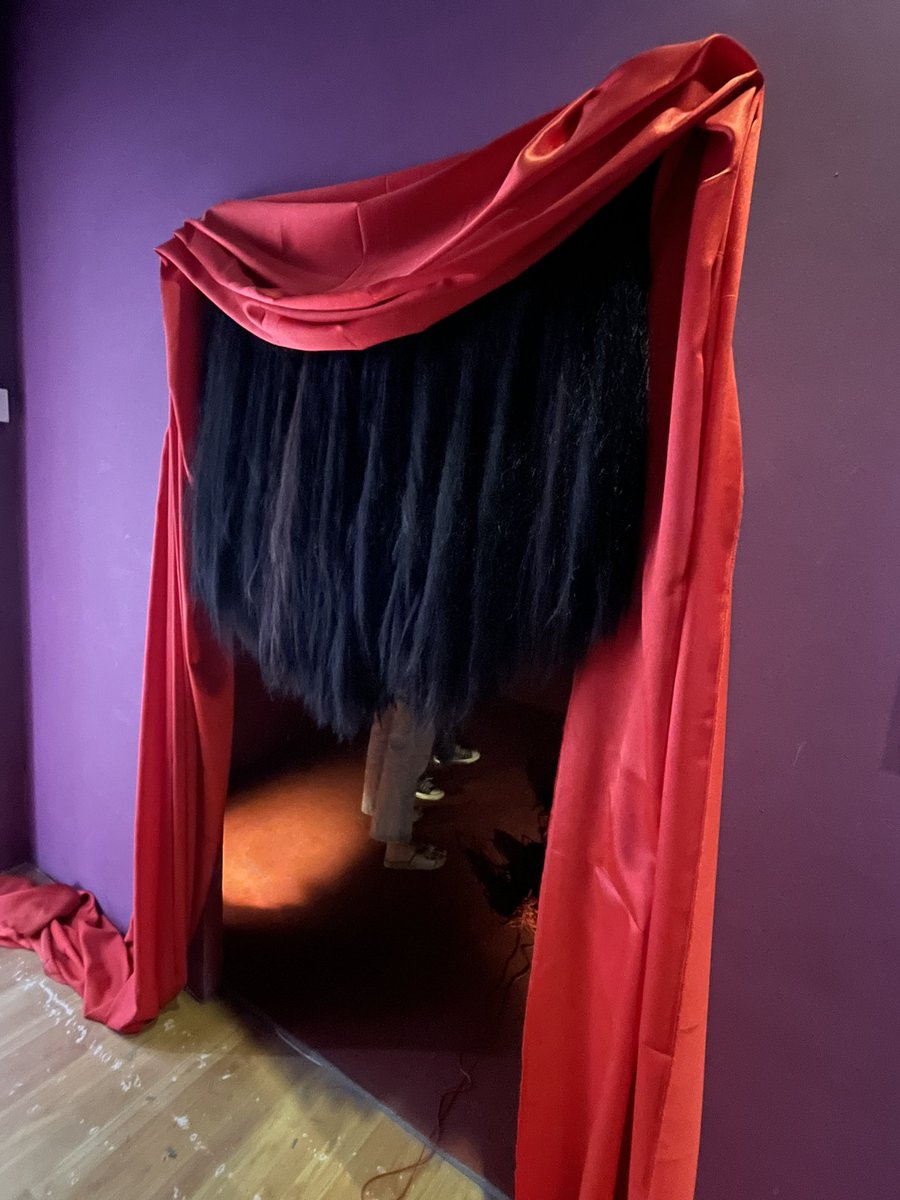 PeriodKaaKura's tweet photo. Representation of womb and blood 🩸 by the artist Ashmina Ranjit at #KathmanduTriennale 2022 

As the artist says, Menstruation should be celebrated as a feminine energy #PeriodKaaKura https://t.co/Frdcfdv5KG