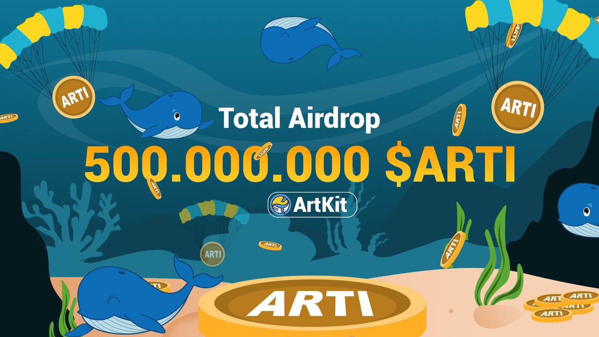 AirdropShare5's tweet photo. 🔥 Airdrop: ArtKit
🍿 Reward: Up to 150,000 ARTI
🚀 Referral: 50,000 ARTI

🔗 Airdrop Link: Airdrop Bot 👇️

https://t.co/8XsfDeX1z5

👉 Complete All Task Submit BSC Addrres. ✅

#AİRDROP #bsc #Airdrops #AirdropDetective #Airdropinspector #Airdropstario #BSCGem #BSCGems https://t.co/sYO1duiTWf
