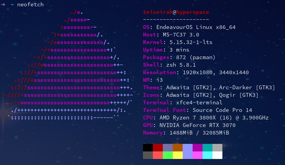 gteicom's tweet photo. Oooh arch, I was missing you. But didn't had enough time to go through all the installation process again, so I installed EndeavourOS. I really enjoyed it! https://t.co/nkq9Ju5Szu