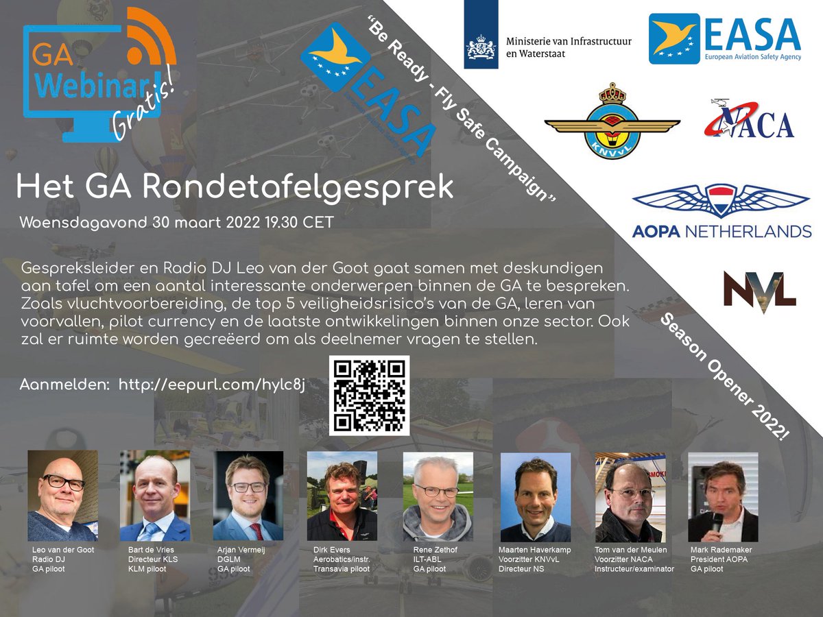 Be Ready - Fly Safe! Het onderwerp van onze season opener vanavond. Kijk je mee? We beginnen om 19.30 uur.
knvvl.nl/nieuws/season-…