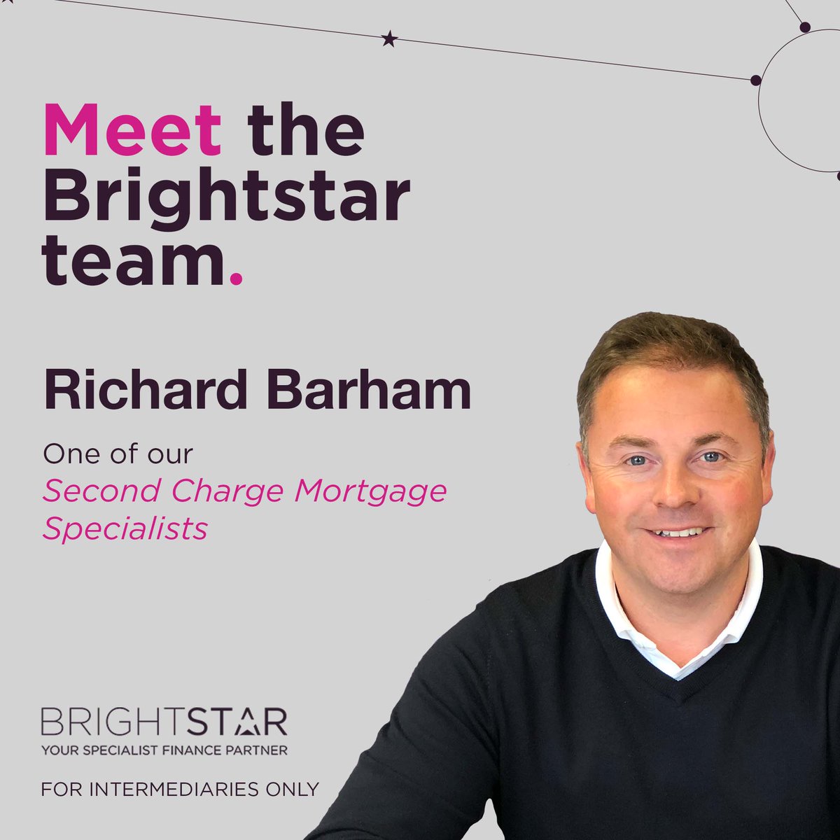 BrightstarFin's tweet photo. Meet Richard, one of our #SecondChargeMortgage specialists and, after 10+ years’ of fantastic service at Brightstar, is an official ‘Platinum Partner’. 🌟 

#SpecialistLending #SpecialistFinance https://t.co/e8KgSzUFgk