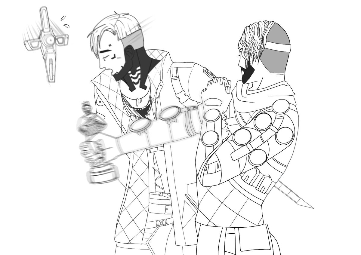 Bipobapi's tweet photo. Heirloom
#ApexLedgends #ApexLegendsFanart #Crypto #Mirage
Reference from @catdioo https://t.co/PfpG8wxGFp
