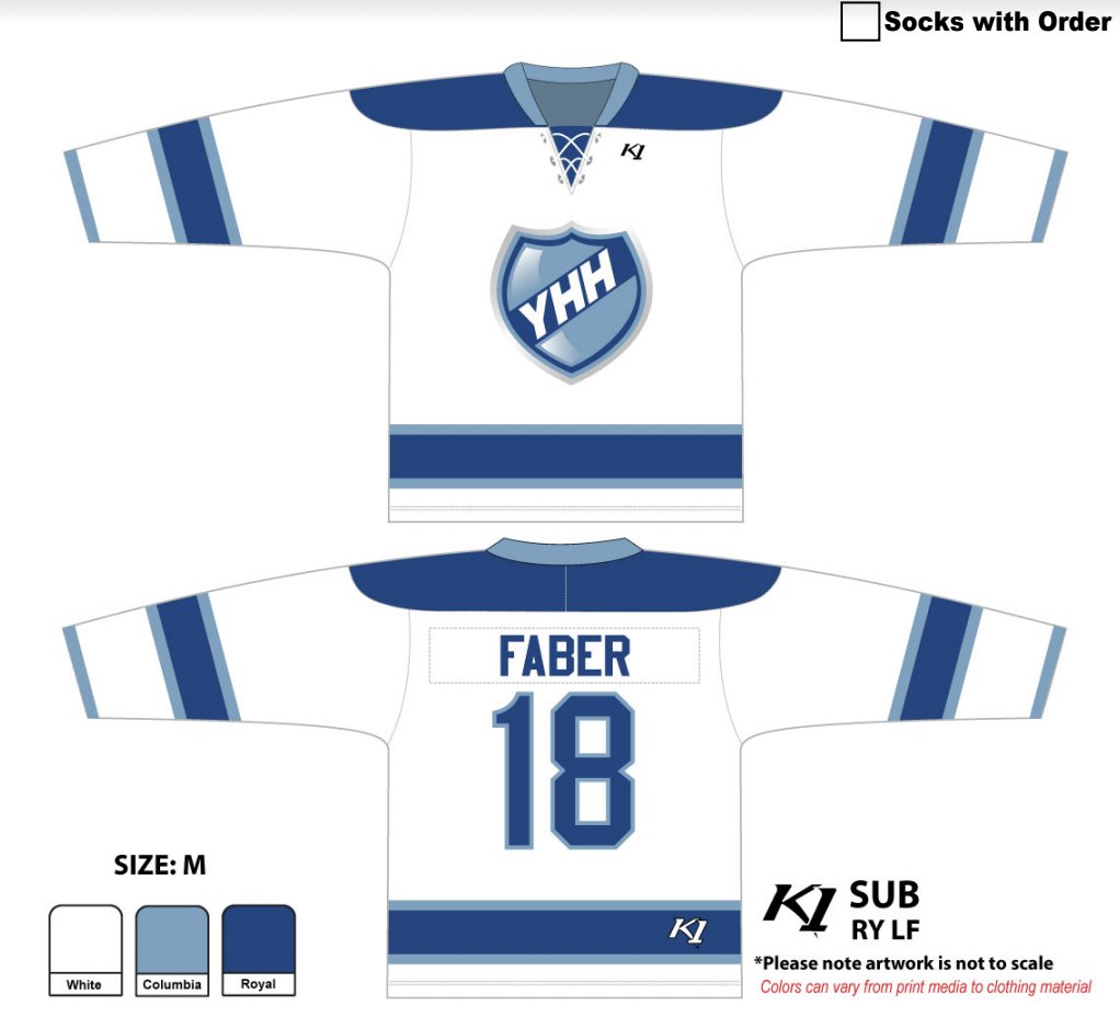 YouthHockeyHub's tweet photo. YHH Player of Year

The season is over. 

Jerseys for this year's winners have been ordered. We have a Co-Player of the Year winner in one of our categories, just like we had in 2018 (Faber/Kukkonen). https://t.co/eW1O3V8rz7