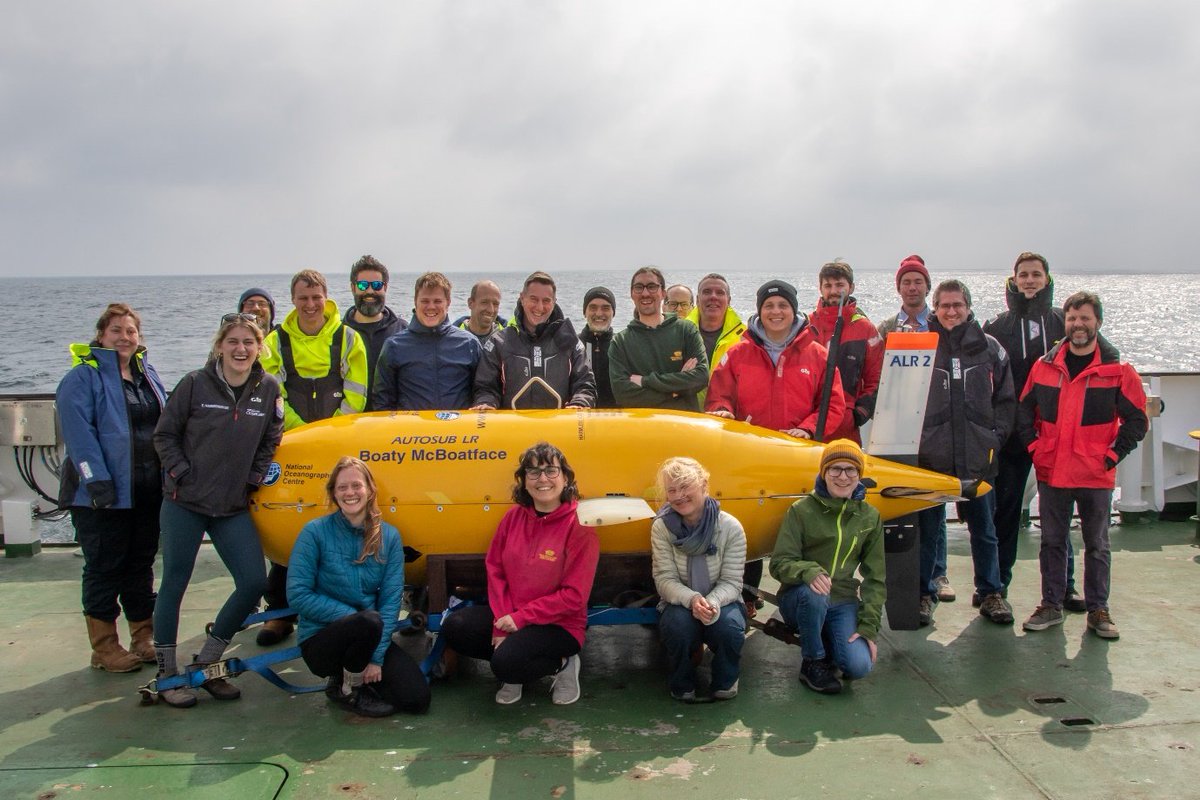 #BoatyMcBoatface back on board #RRSDiscovery and we are nearly home at the end of #DY149 following sucessful demonstrations of new biogeochemical sensors. Thanks to all! #OCEANIDS, <a href="/NOCnews/">National Oceanography Centre</a>, <a href="/OceanEarthUoS/">OceanEarthUniSoton</a>, <a href="/unisouthampton/">University of Southampton</a>