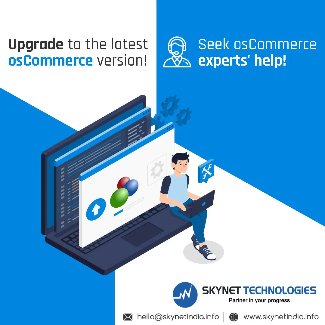 skynetindia's tweet photo. Using an older @osCommerce version can be a threat to your website's security!
Always upgrade to the latest version. Seek the help of #OsCommerce experts today!
https://t.co/PYWU9kKOMP
#OsCommerceDevelopment #Ecommerce #EcommerceStore #EcommerceSolution #USA #Australia https://t.co/BDPqakDlpP