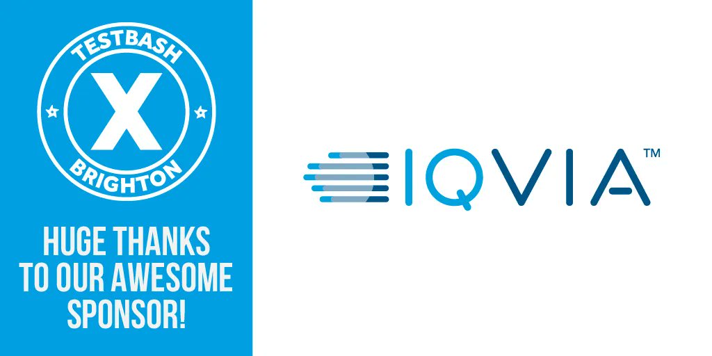 ministryoftest's tweet photo. Thanks to #TestBash X Brighton sponsor @IQVIA who want you for your Tech skills, not your knowledge of healthcare! IQVIA combines data science&amp;technology w/ human science expertise to help people in healthcare make better decisions &amp; advance human health. https://t.co/exZd9PfYWl https://t.co/fEqDKhFGSA