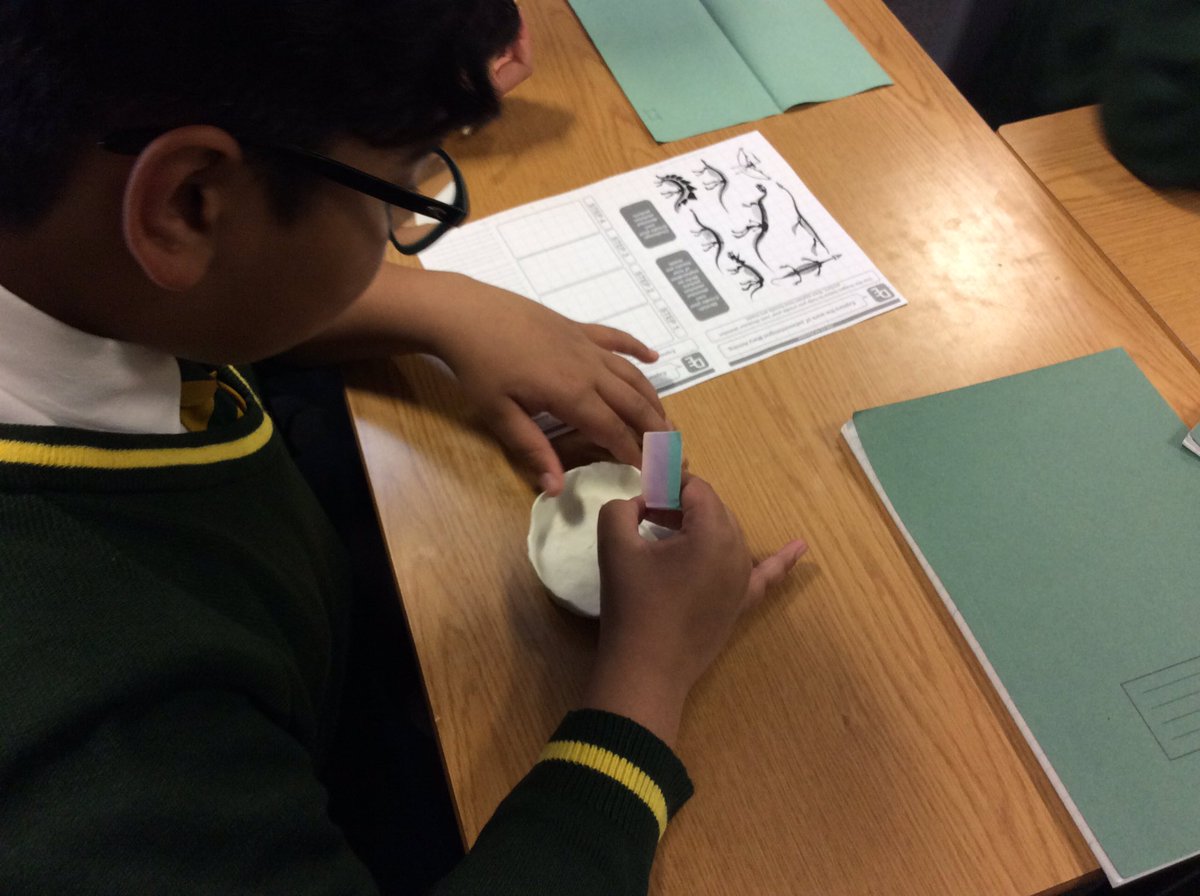 MrsBrydenEPS's tweet photo. Inspired by the life and work of Mary Anning, we are creating our own fossils in Year 6 today. Tomorrow morning we will be able to see our finished work! #WeAreBrightFutures #scienceatElmridge https://t.co/vPPcVUuf81
