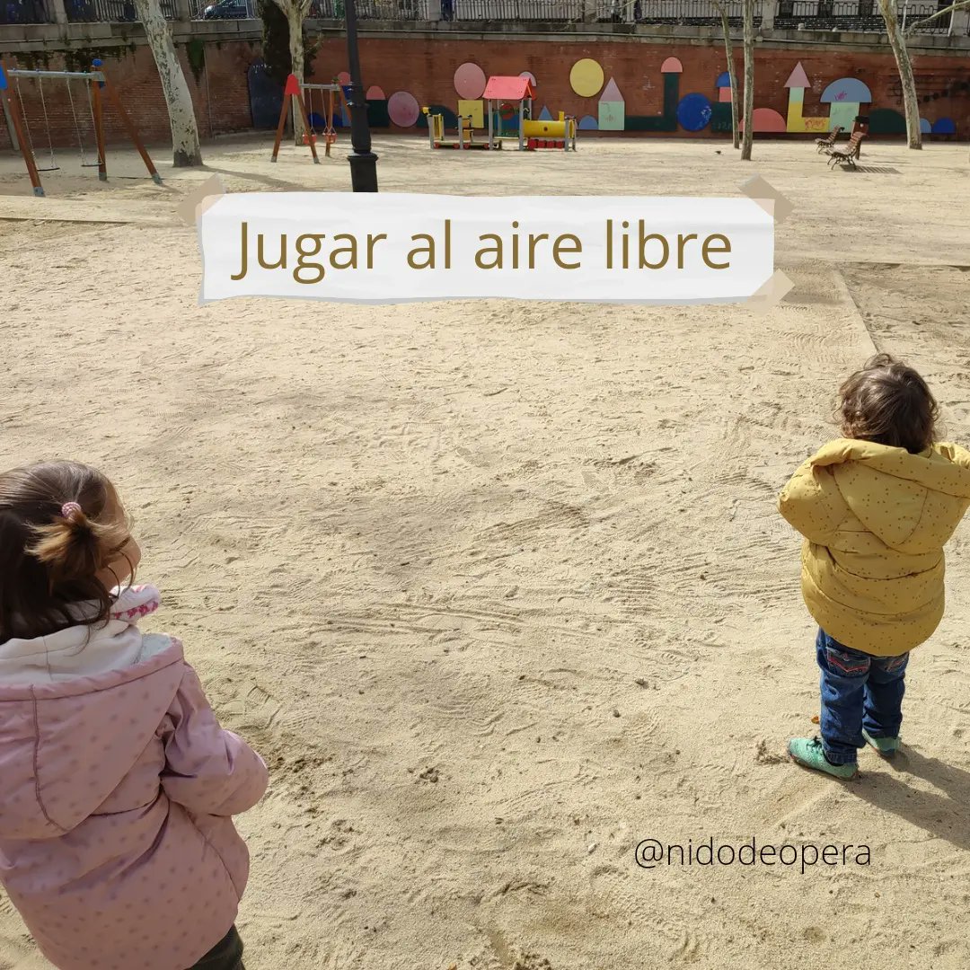 NidodeOpera's tweet photo. Os compartimos unas aportaciones de @katiahuesonatura  de su libro JUGAR AL AIRE LIBRE.
"este tipo de juego resulta más beneficioso para el desarrollo físico, intelectual y emocional. Porque jugar significa PLACER, Riesgo y LIBERTAD"

#airelibre #naturaleza #parque #jugar #juego https://t.co/eWxhDAjd2b