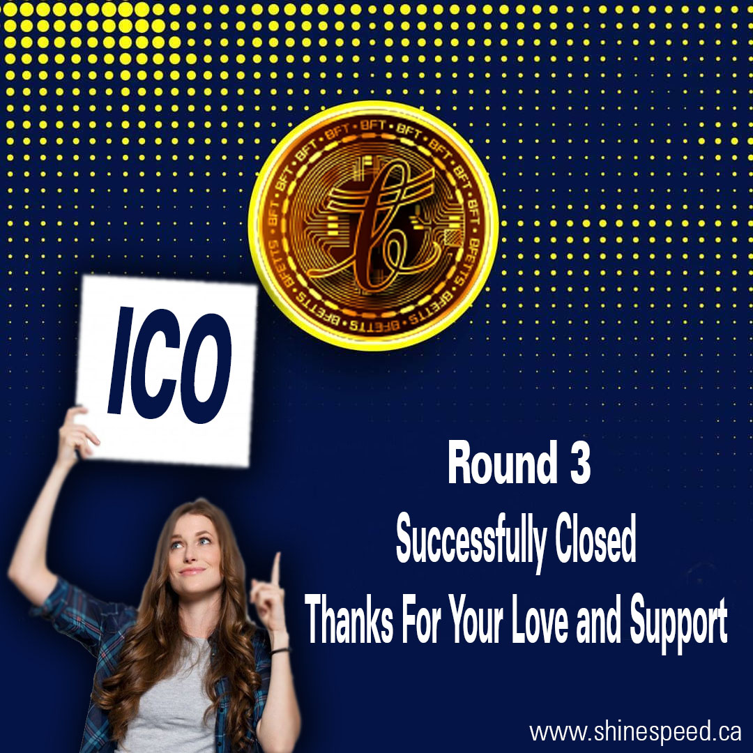 Thanks for your Love and Support.
Third Round of ICO ends today at 0.30 Dollars. 
Fourth Round at 0.40$ is starting from 31 March
BFT Core Team is working to give you a better, safe, financial free and happy life..
#cryptocurrecy #bftcoin #cryptotrading #cryptocurrency