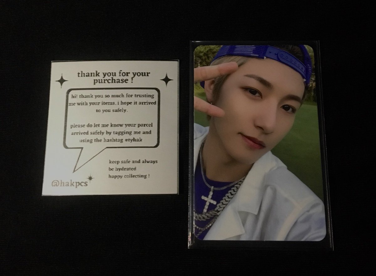 renjcarts's tweet photo. 𓏔✶ #renjmails | #tyhak

hi @hakpcs renjun snapback arrived to me safely!! thank you so much for packing it very well and for the smooth transaction, until next time🫶🏻 https://t.co/9FB9modoSC