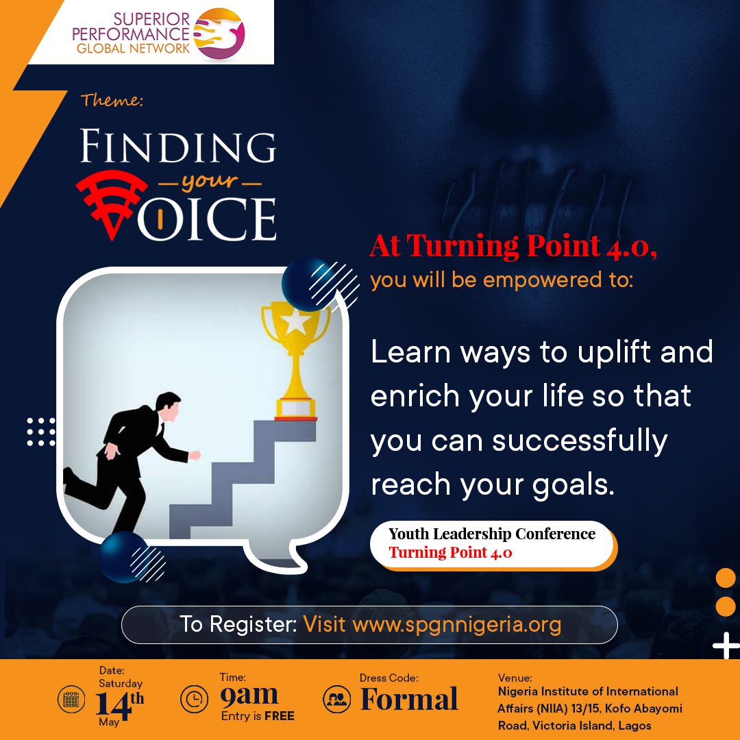 olusegun_spgn's tweet photo. In a country of over 200million people, you need to STAND OUT! Get exposed to the right knowledge and soft skills that can help you navigate this complex environment.

LIMITED SEATS AVAILABLE. REGISTER NOW

To REGISTER, click below 👇 

https://t.co/815nOPO039 https://t.co/xq3bFCpjFE