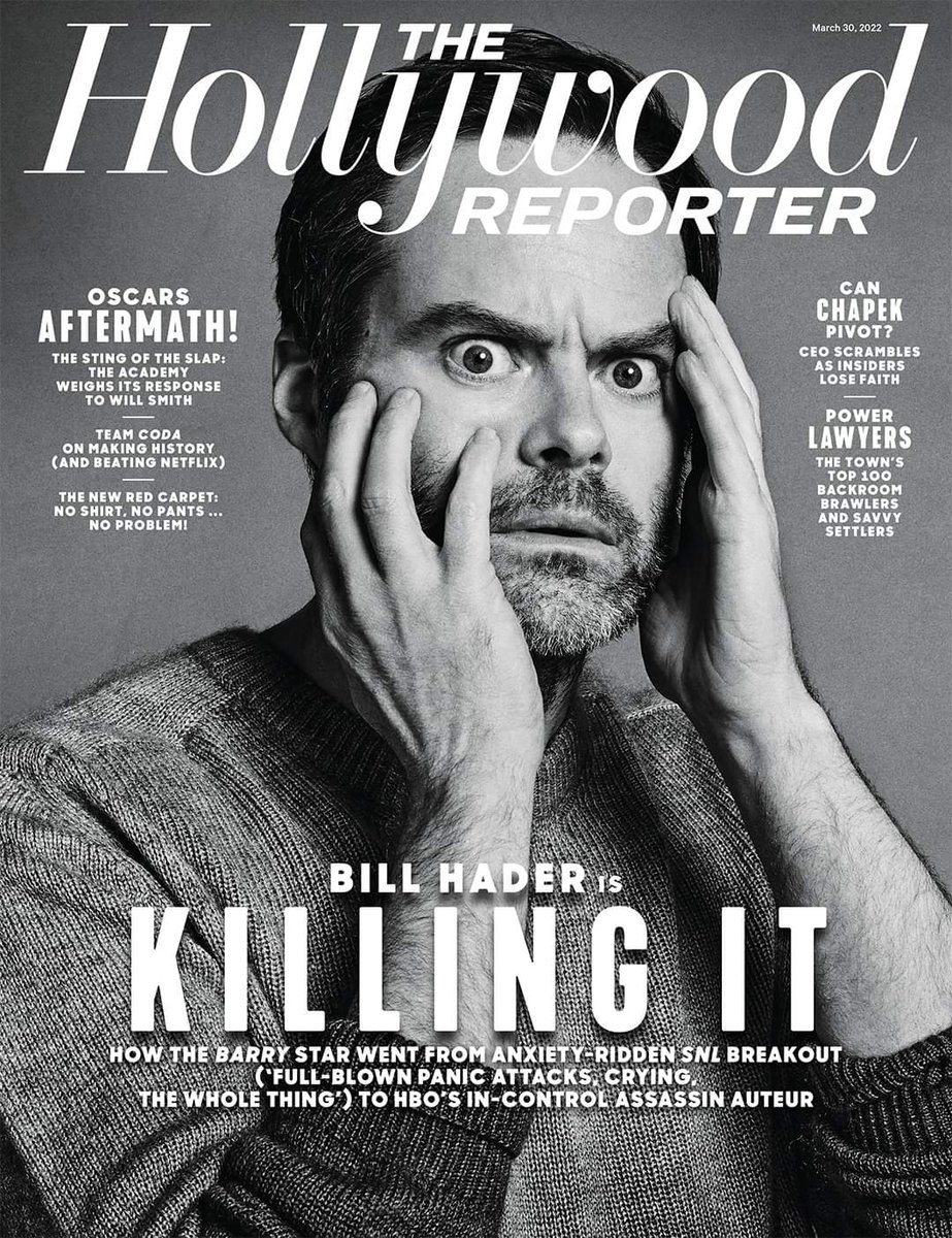 haderdaily's tweet photo. Bill Hader for The Hollywood Reporter.

📸|  David Needleman ⁠ https://t.co/kDkftEF7FD