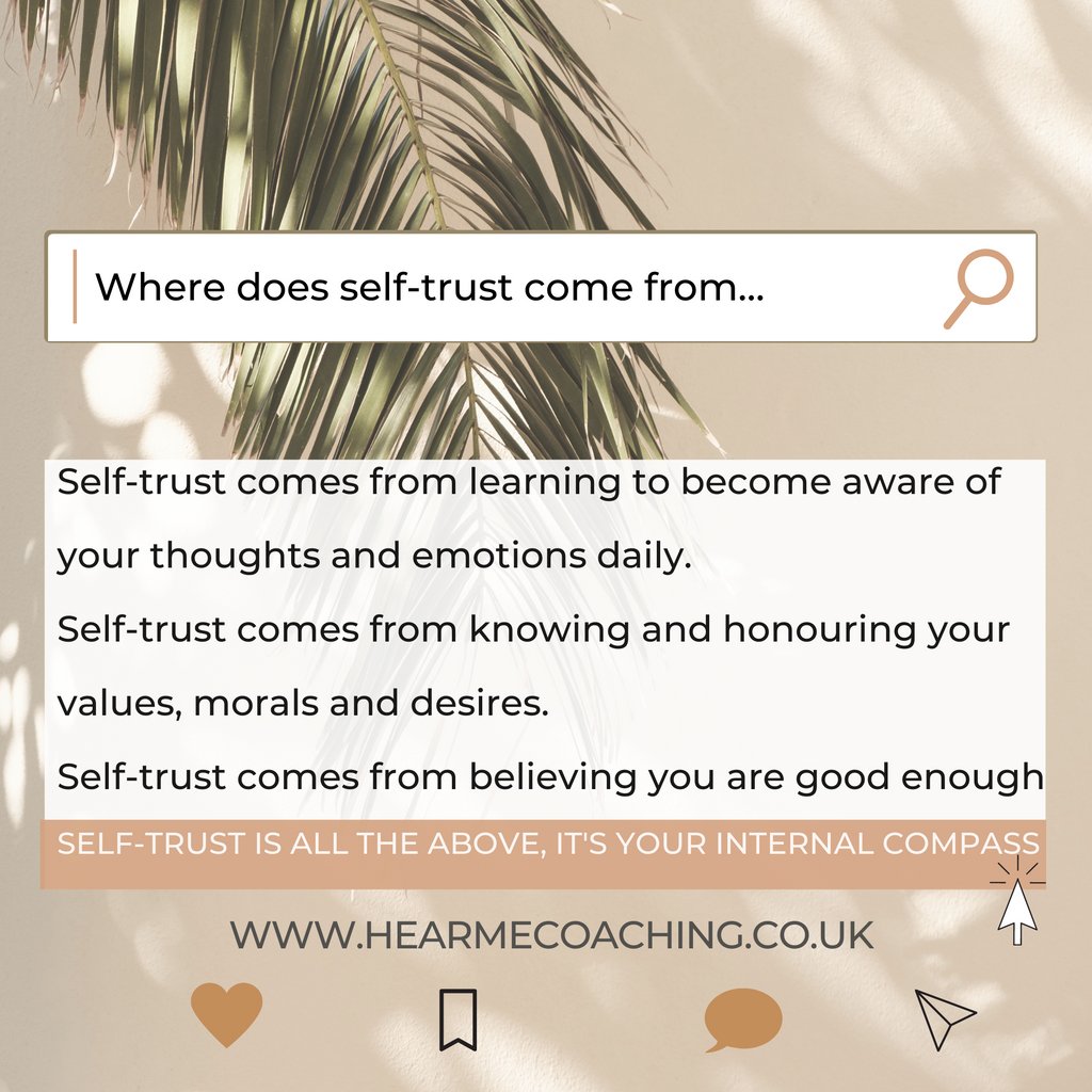theinnerverses's tweet photo. ✨Learning how to trust yourself is one of the most important things you can do on your journey of creating a loving relationship with yourself. 💛
#hearmecoaching #spirituallifecoach #innerchildhealing #trustingyourself https://t.co/BJPrazegG8