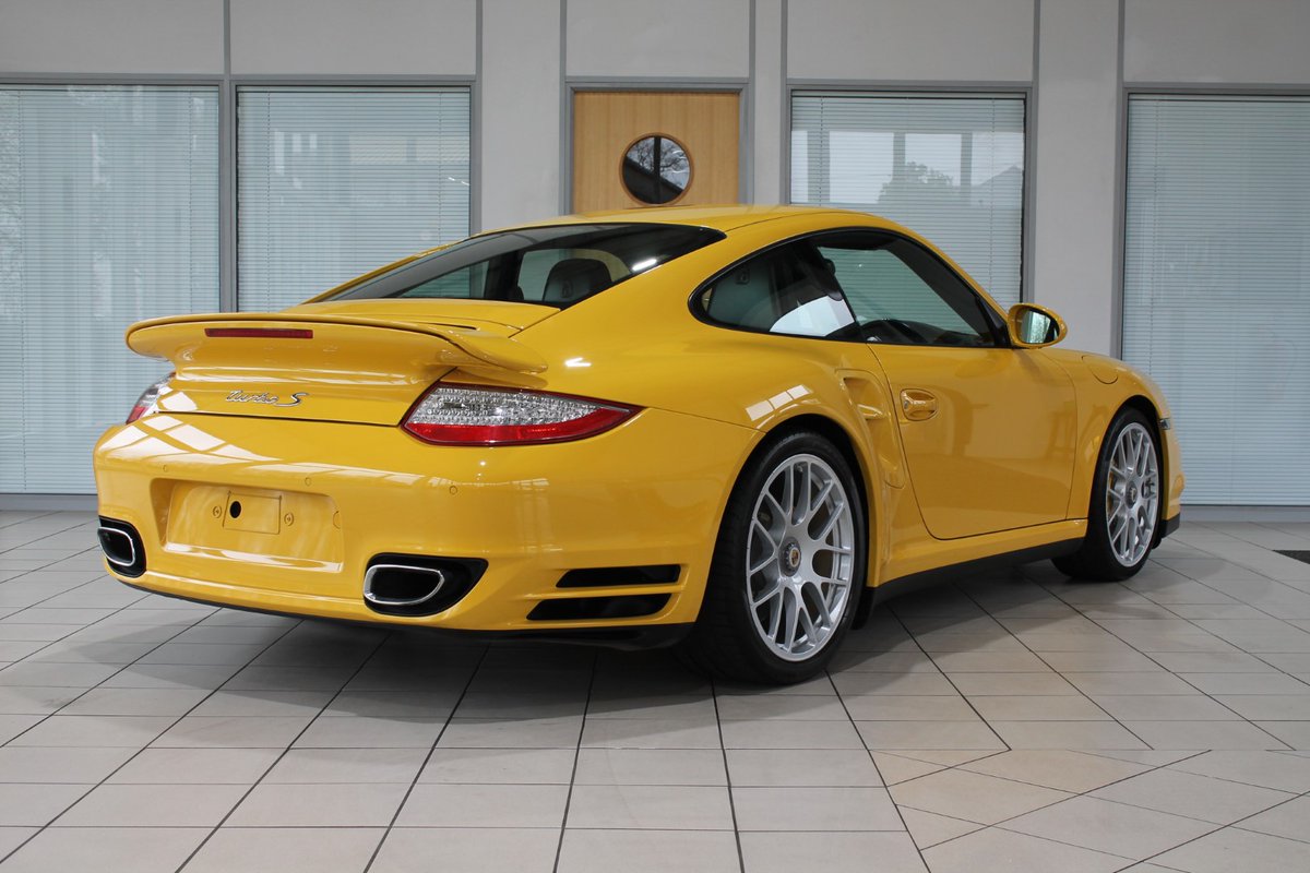 HarbourCars's tweet photo. Something for the weekend? This stunning Speed Yellow Porsche 911 (997) 3.8 Turbo 'S' PDK Coupe has just arrived with us. We think you will agree that this is a very special car! To find out more please visit https://t.co/OK25c9WDn8 &amp; why not subscribe to our weekly Stock List? https://t.co/gUUZfle6S4