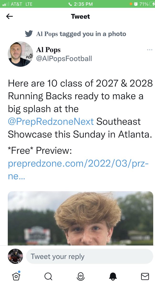 BigMichaelBig13's tweet photo. Time to compete again this weekend. #BLESSED #BIGMICHAEL #BIG13 #GODISGREAT @MrCoachFrate @GoMVB @CoachPerdomo @Waltjr2222 @harrison2121 @DAWGHZERECRUITS @PrepRedzoneNext @AlPopsFootball @UANextFootball @BURDEZZZZZYYYYY @Grindseason3 @Ram_Footb_Media @GATECHFOOTBALL1 https://t.co/ZUM25xF2d3