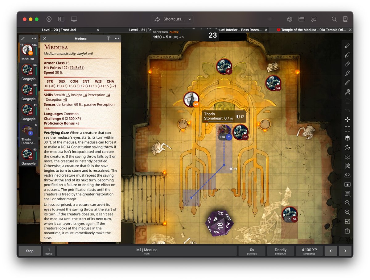 encounterplus's tweet image. Hello everyone, a new version (4.15.1) has been released to the #AppStore🥳This time it's mostly about bug fixes and some small improvements based on your requests. Enjoy!
#dungeonsanddragons #dnd #dnd5e #ttrpg #tabletop #encounterplus @czepekumaps #iOS #macOS