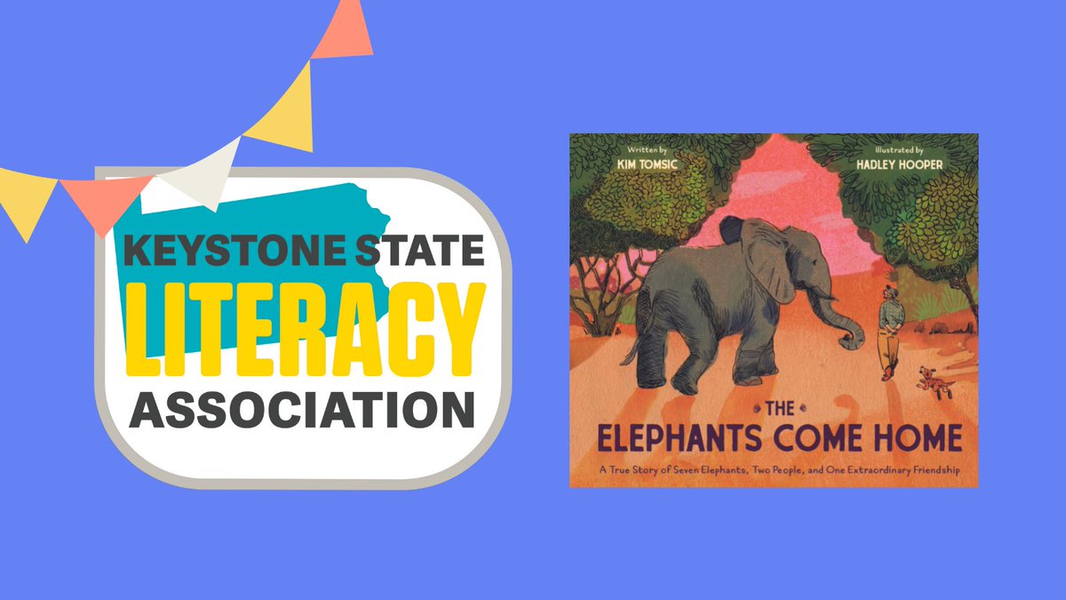 bkshelfdetectiv's tweet image. Oh, wow! 🐘News to trumpet!! 🐘🥳🥳🥳
I'm thrilled to share that 
THE ELEPHANTS COME HOME has been nominated 
                               for the 2022-2023 
Keystone to Reading Elementary Book Award!