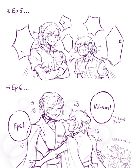 Characters development ~ 💕
Or a wholesome moment that I like to distract me from the pain 
#ツイステファンアート 