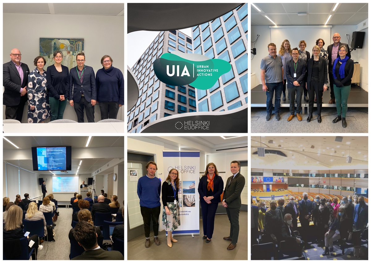 HelsinkiEU's tweet photo. Over the past two days:
▫️Hybrid event on urban development showcasing brilliant @UIA_Initiative projects @helsinki @VantaanKaupunki @LahdenKaupunki 🏙️
▫️Meetings to enhance R&I collaboration with 3AMK alliance @laureauas @metropolia @HAAGAHELIAamk 🧬
& talks w/ 🇪🇺networks! https://t.co/cVleXKJJ9k
