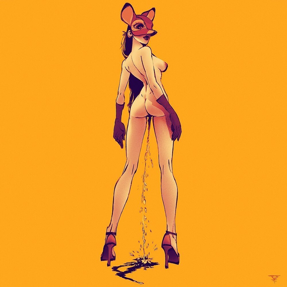 RabbitNyourHead's tweet photo. Art by Meryl Franck https://t.co/q3gd21t1bX