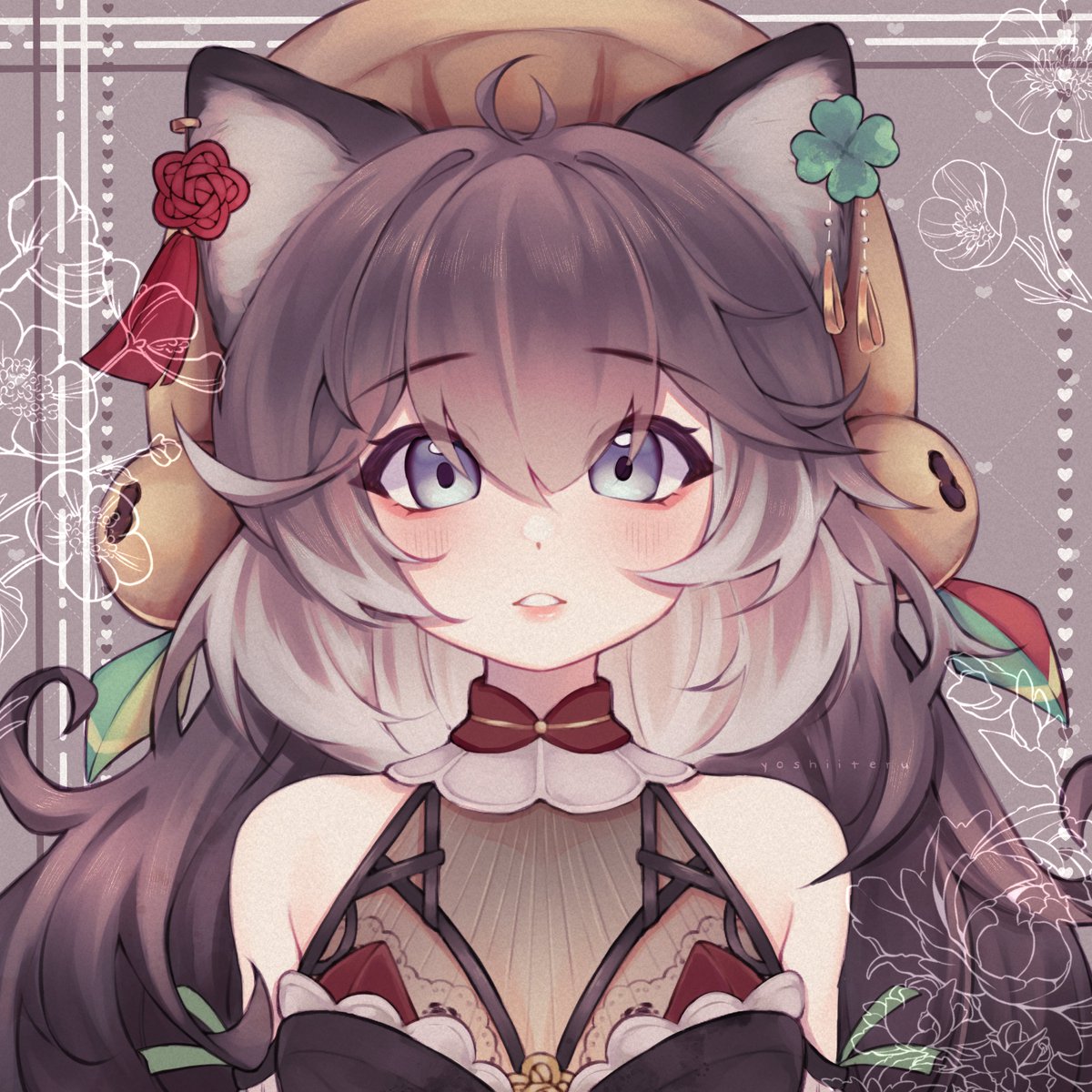 experimenting a lil bit 👉👈 w the cutest tanuki <a href="/firofilo/">FILO</a>