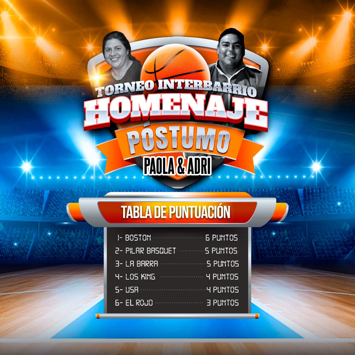 interbarrios_p's tweet photo. Volvemos con el #interbarrios - #exagonal - Sábado 2 de Abril - 19:00 HS - #estadioMunicipal 🏟️⛹️🏀 https://t.co/BSMXtorz9g
