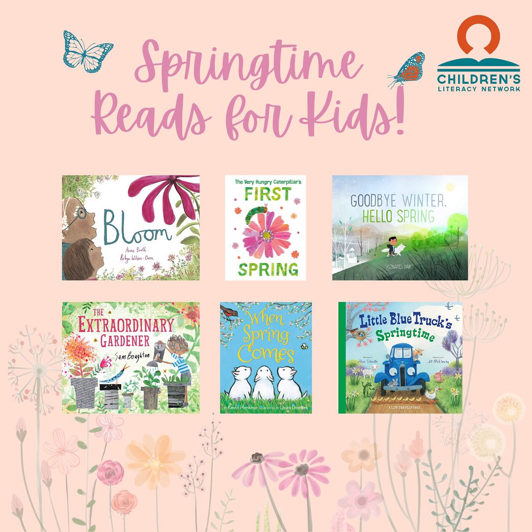 NetworkChildren's tweet photo. #Springtime is upon us!🌸🌞The birds are chirping, the flowers are blooming, &amp; the sun is shining! Here are just 6 of our favorite children’s books inspired by spring. What are you reading at your next picnic? 🦋🧺

#literacymatters #spring #springinspired #books https://t.co/9SWyBgvODV