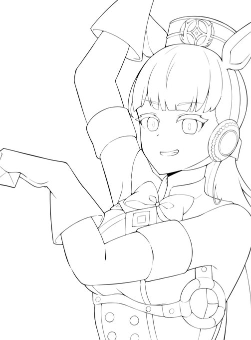 線画です! 