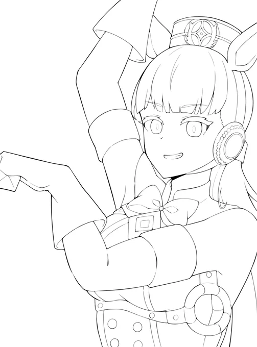 線画です! 