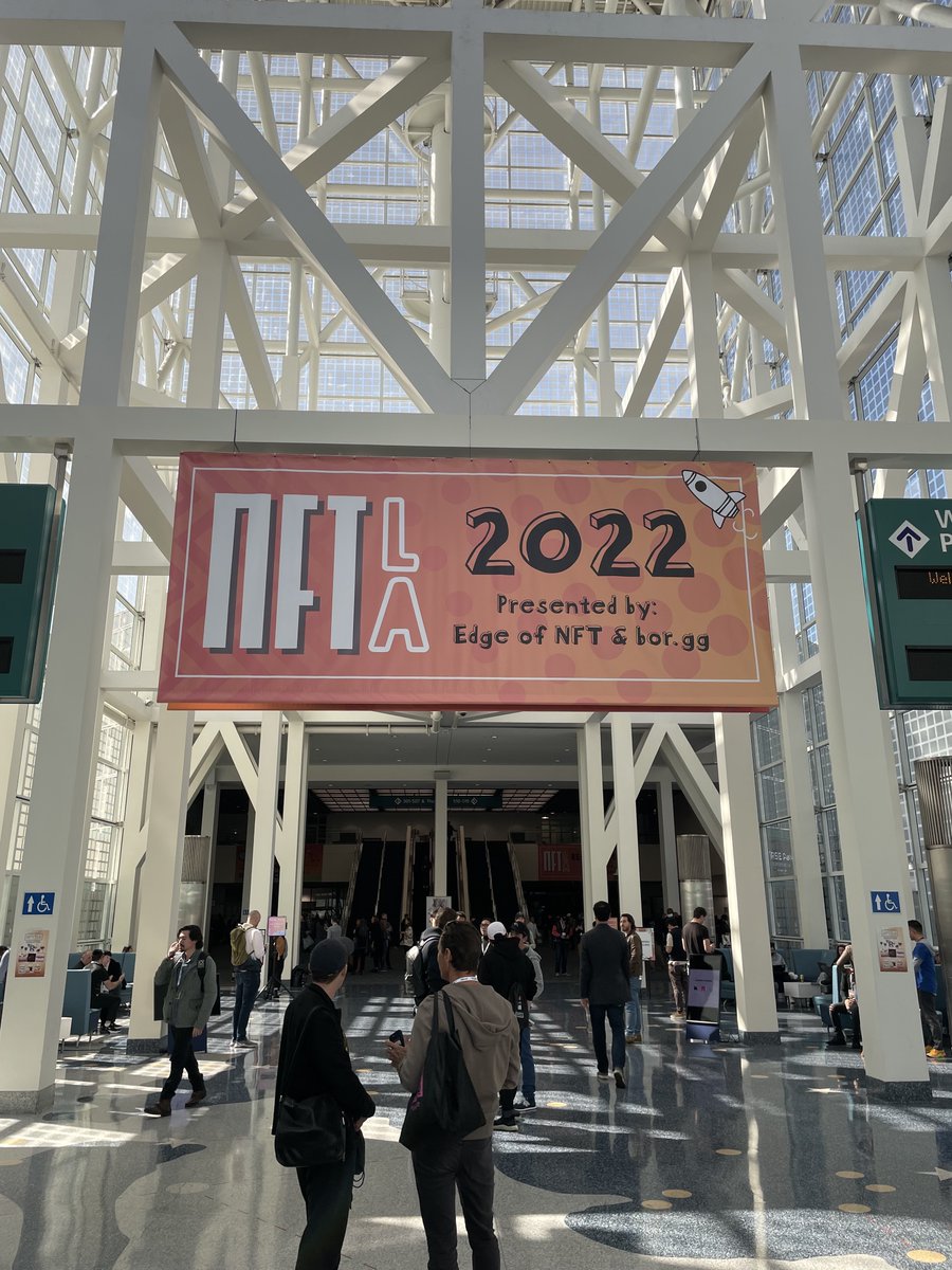 Kuruma_NFT's tweet photo. GM #Kurumaverse! Excited for another day of learning & community building at @NFTLAlive! 🏙️
We have #KurumaNFT stickers on hand, so if you see @Tarokoki @sammitani or @Garfield1Bruce, say hi 👋
#nftla #nftcommunity #solana #solananft #nft #nftart #nftcollection #autonft https://t.co/HJBkyxpyOc