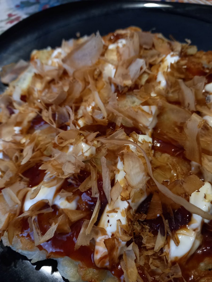 polinycht's tweet photo. Yo everybody check out this sick okonomiyaki
#Akulinary https://t.co/WjaZtGpTmE
