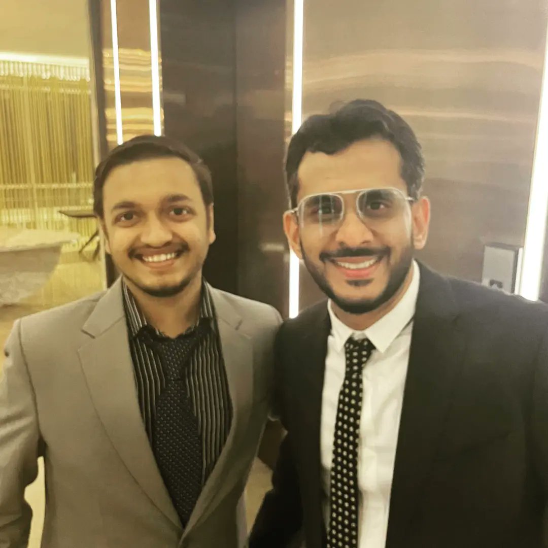 aifounderayush's tweet photo. Met My Favourite Shark This Month, The OG @amangupta0303 ⚡🎧
Talented, Fun and Humble Guy. Never imagined I'd meet him this soon but man he is coolest.
#boatxaman #personalbrand #ayushjha #amangupta #humbhibanalenge #sharktankindia #OGshark https://t.co/a11qwIJDFF