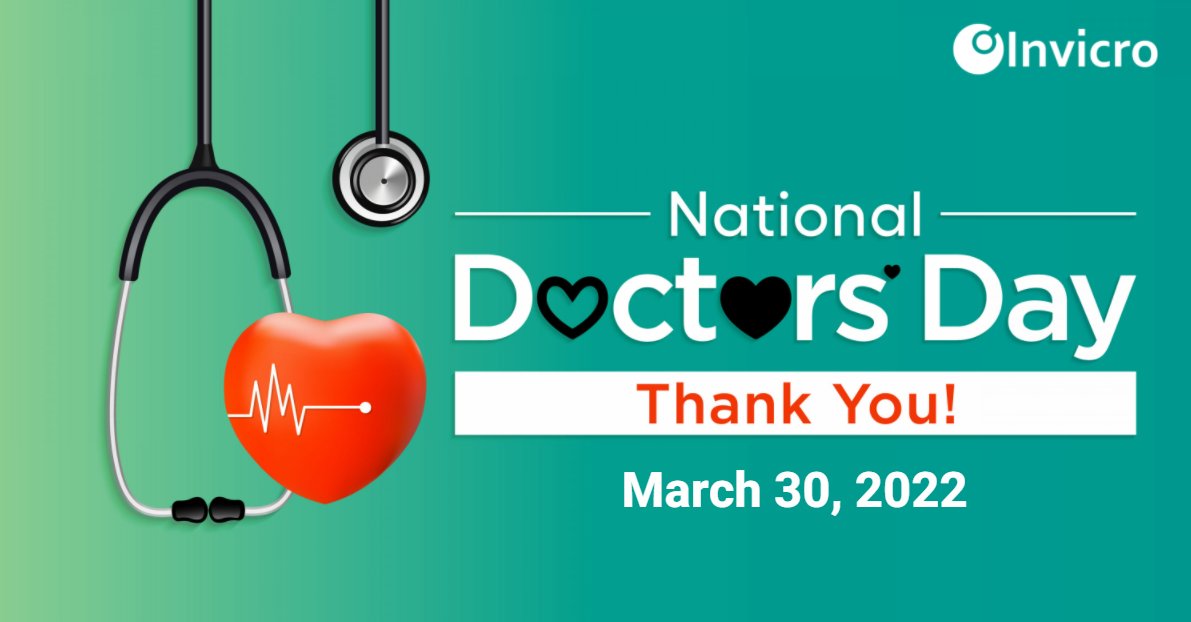 Invicro's tweet photo. Today we celebrate National Doctors' Day! We recognize and honor the dedication and commitment of physicians worldwide and within Invicro. Thank you, doctors!
#nationaldoctorsday #invicro https://t.co/cwAJWf3Tsm