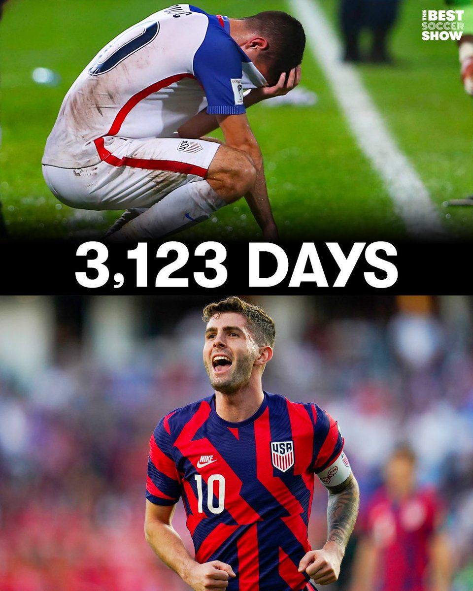 bestiessoccer's tweet photo. It’s been 3,123 days since the #USMNT qualified for the World Cup.

Today, we start a new chapter. https://t.co/5VKrbdYQP1