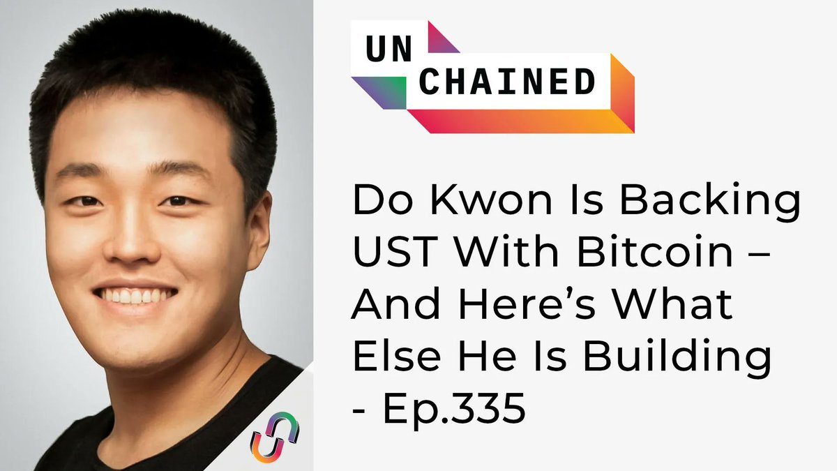 Spearheaded by <a href="/stablekwon/">Do Kwon 🌕</a>, <a href="/terra_money/">Terra 🌍 Powered by LUNA 🌕</a> and <a href="/LFG_org/">LFG | Luna Foundation Guard</a>  have bet $3 billion on BTC's use case as collateral for UST. On @unchained_pod, Do discusses this decision, explains how UST’s BTC reserve will work, + talks about an idea for a fungible labor market: buff.ly/3DldmiH