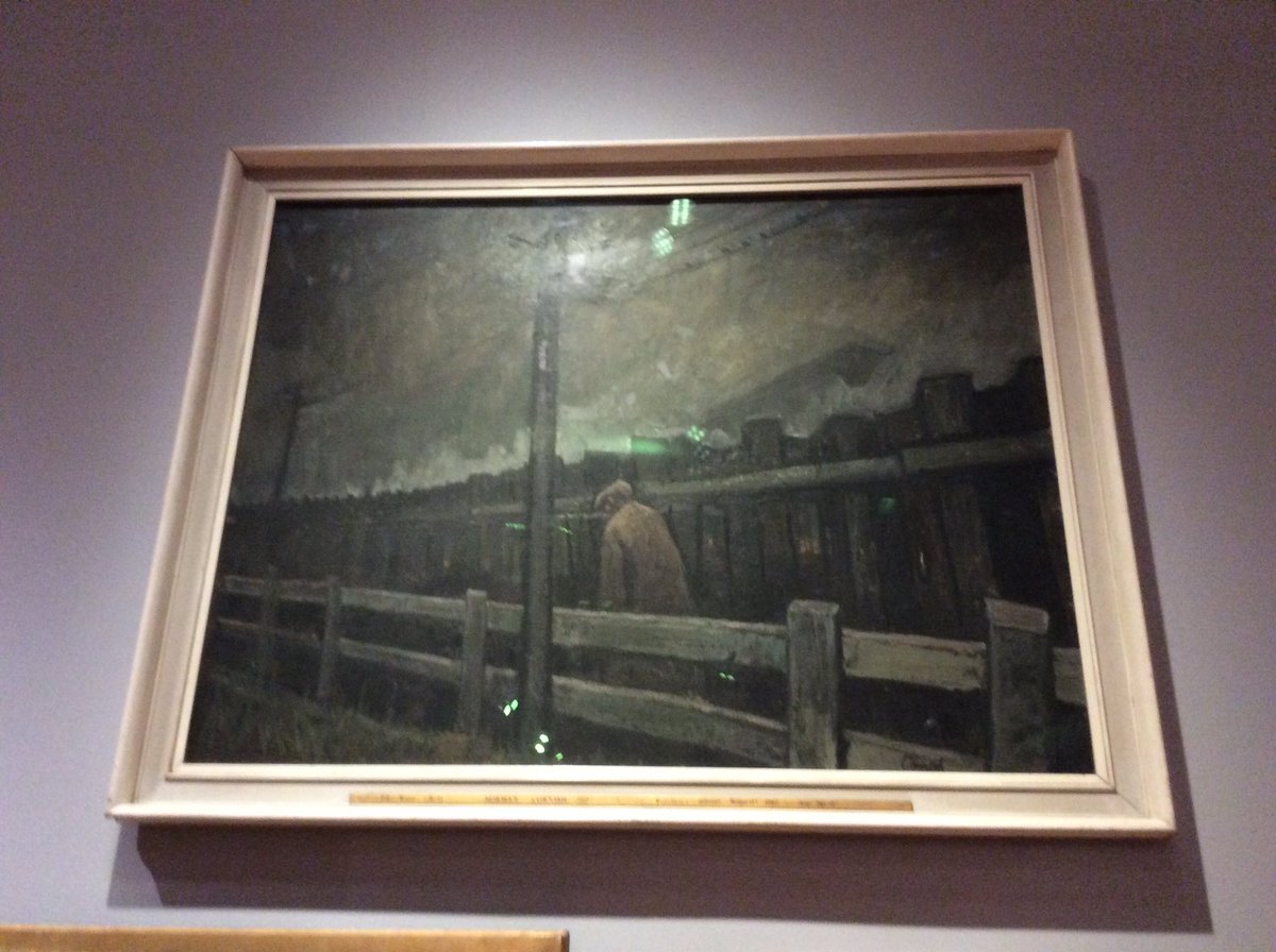 ShiremoorYr6's tweet photo. Molly even spotted a piece of art by the artist we are focusing on in class- Norman Cornish. 
We loved having the time to appreciate pieces of art and take inspiration from their work but also inspiration from around the gallery such as in the frames and structure of the building https://t.co/oNjx1dlvez